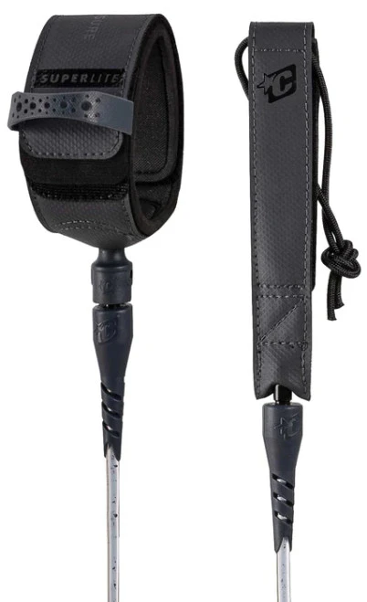 CREATURES 6' SUPERLITE PRO 6 : WHITE SPECKLE LEASH (LSLP22006WHSPBK) 3 CREATURES 6' SUPERLITE PRO 6 : WHITE SPECKLE LEASH (LSLP22006WHSPBK)