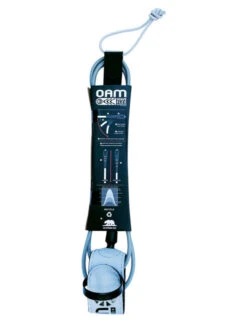 OAM 5'5 COMP MISSION ULTRALIGHT LEASH -Dakine Shop oam mission leash 5 5 comp grey back 68246.1675878684